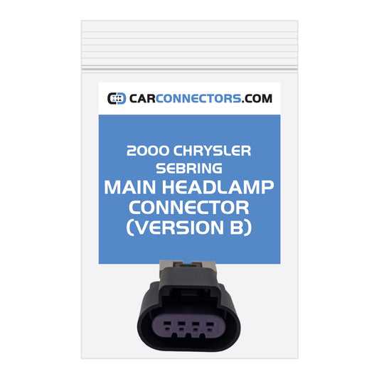 Main Headlamp (Version B) Connector for 2000 Chrysler Sebring