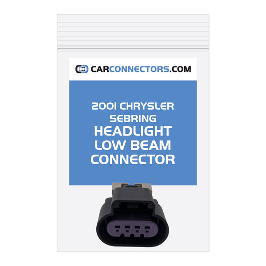 Headlight Low Beam Connector for 2001 Chrysler Sebring