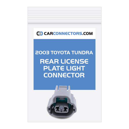 Rear License Plate Light Connector for 2003 Toyota Tundra