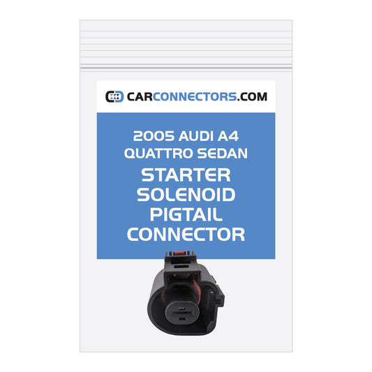 Starter Solenoid Pigtail Connector for 2005 Audi A4 Quattro Sedan