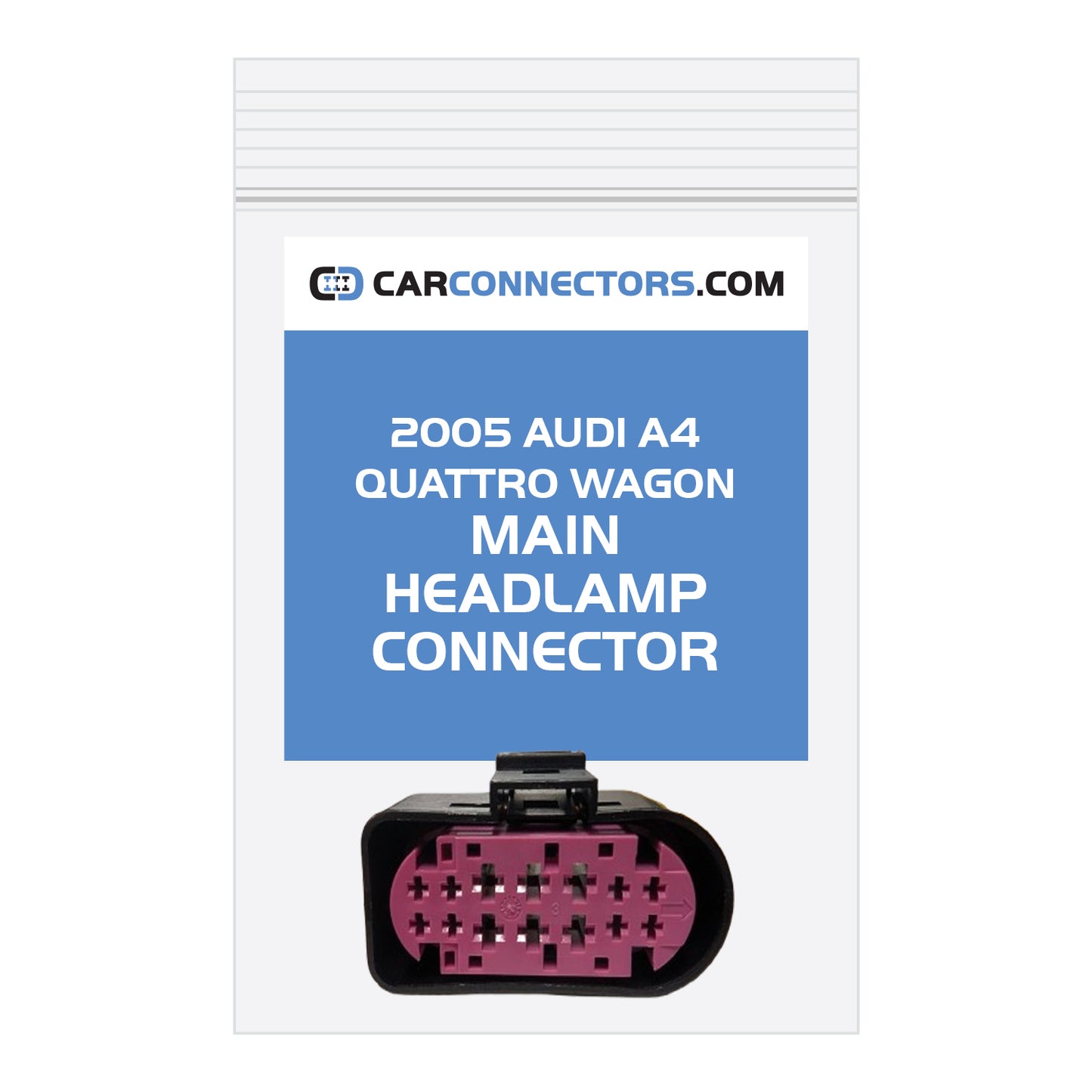 Main Headlamp Connector for 2005 Audi A4 Quattro Wagon