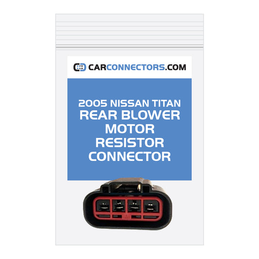 Rear Blower Motor Resistor Connector for 2005 Nissan Titan