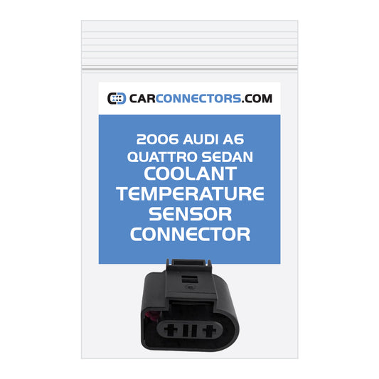 Coolant Temperature Sensor (Version B) Connector for 2006 Audi A6 Quattro Sedan