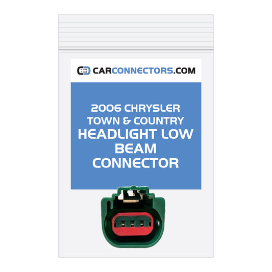Headlight Low Beam Connector for 2006 Chrysler Town & Country