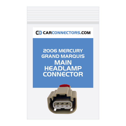 Main Headlamp Connector for 2006 Mercury Grand Marquis