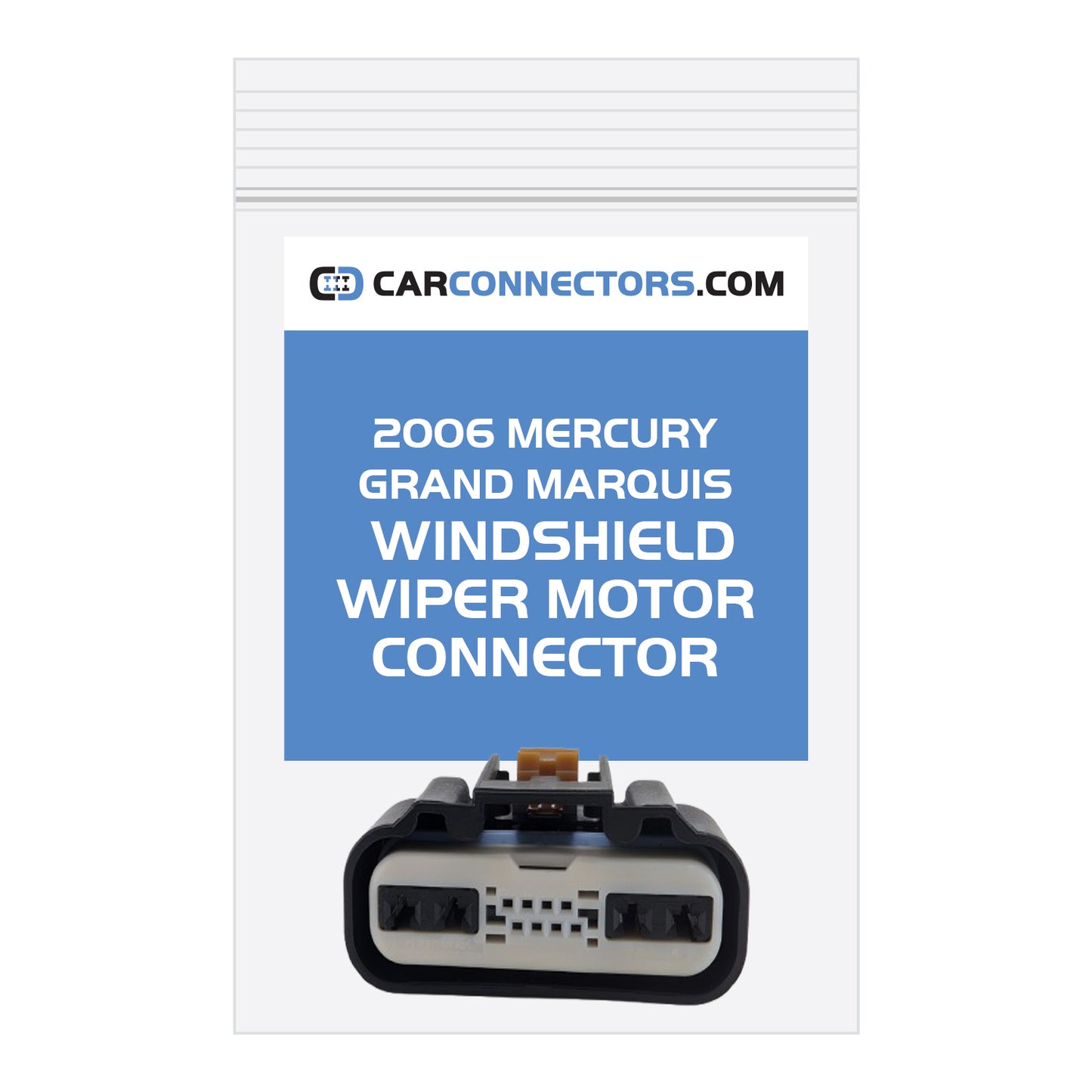 Windshield Wiper Motor Connector for 2006 Mercury Grand Marquis