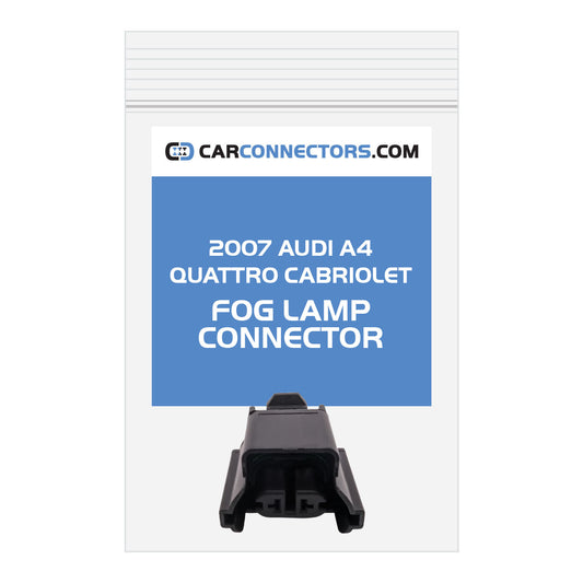 Fog Lamp Connector for 2007 Audi A4 Quattro Cabriolet