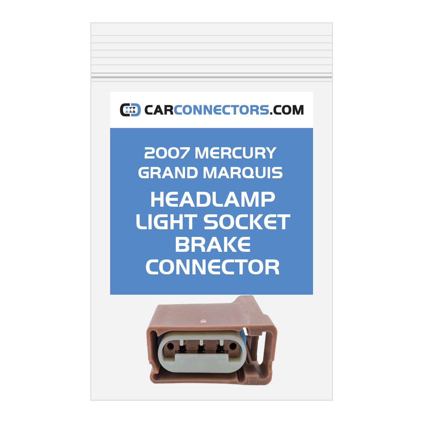 Headlamp Light Socket Brake Connector for 2007 Mercury Grand Marquis