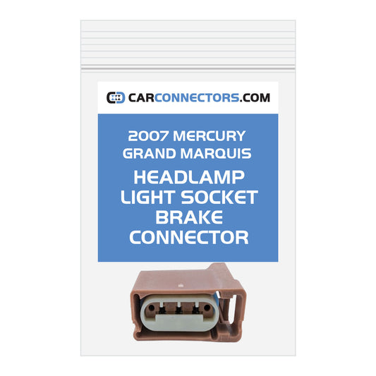 Headlamp Light Socket Brake Connector for 2007 Mercury Grand Marquis