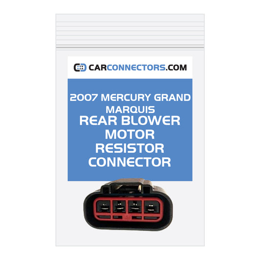 Rear Blower Motor Resistor Connector for 2007 Mercury Grand Marquis