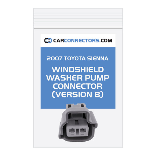 Windshield Washer Pump (Version B) Connector for 2007 Toyota Sienna