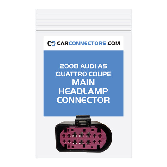 Main Headlamp Connector for 2008 Audi A5 Quattro Coupe