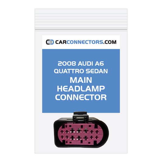 Main Headlamp Connector for 2008 Audi A6 Quattro Sedan