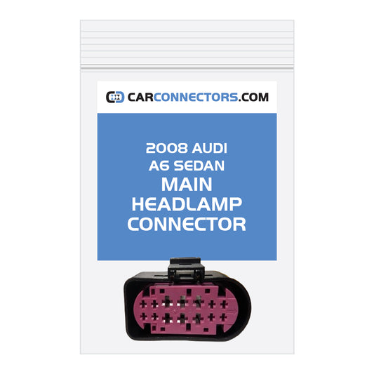 Main Headlamp Connector for 2008 Audi A6 Sedan
