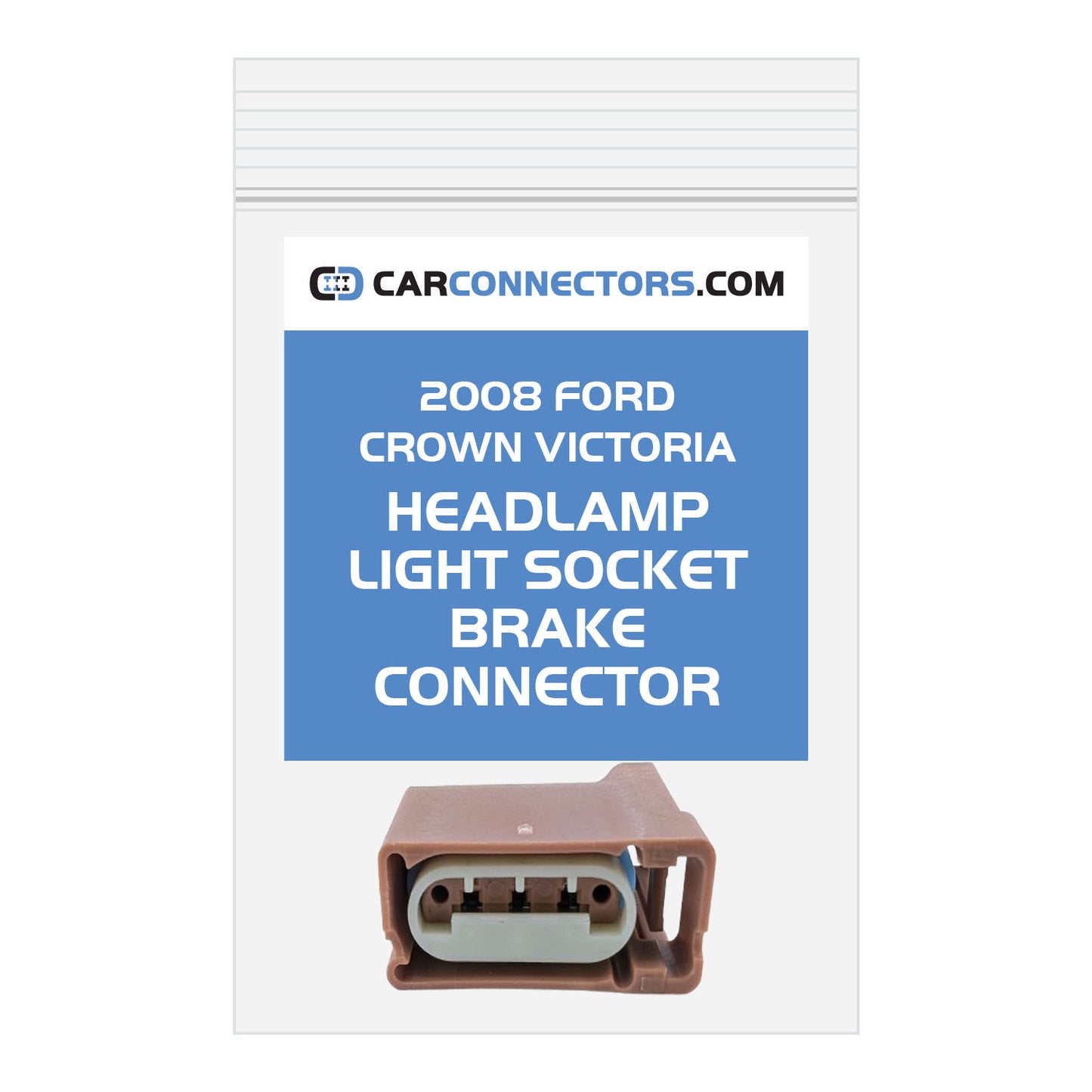 Headlamp Light Socket Brake Connector for 2008 Ford Crown Victoria