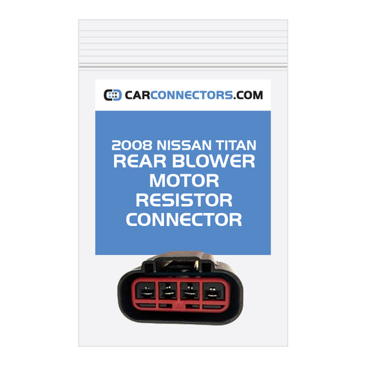 Rear Blower Motor Resistor Connector for 2008 Nissan Titan