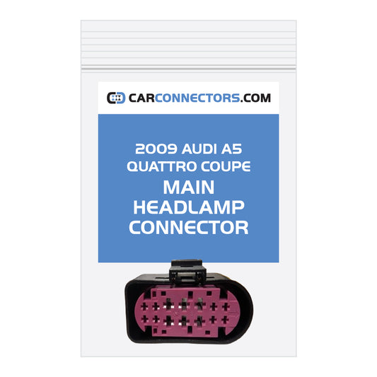 Main Headlamp Connector for 2009 Audi A5 Quattro Coupe