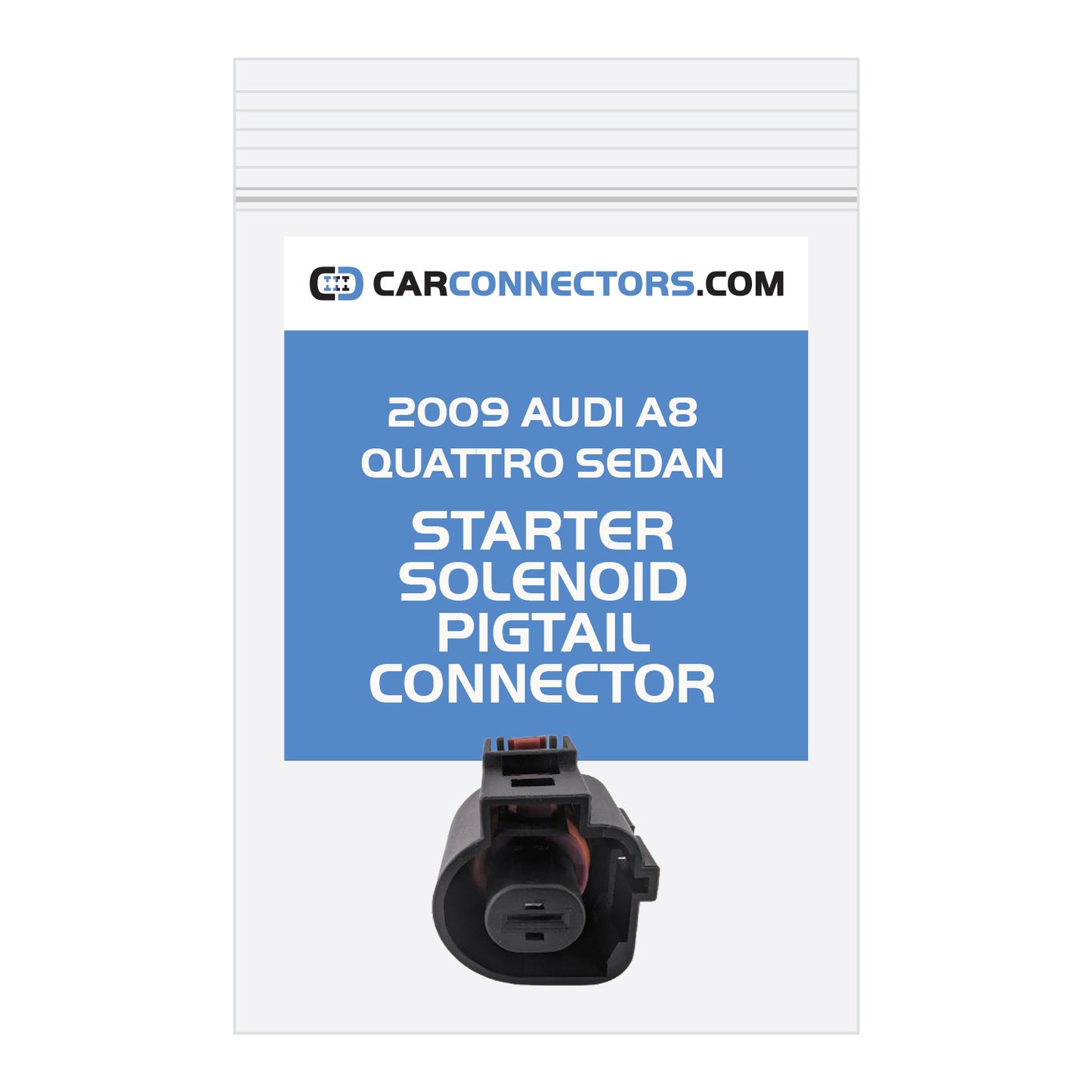 Starter Solenoid Pigtail Connector for 2009 Audi A8 Quattro Sedan