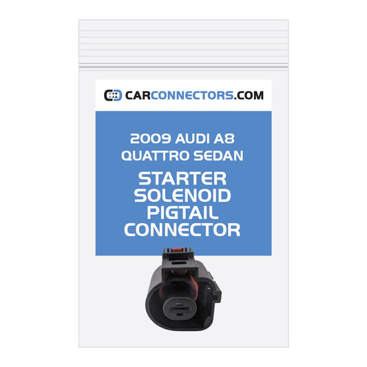 Starter Solenoid Pigtail Connector for 2009 Audi A8 Quattro Sedan