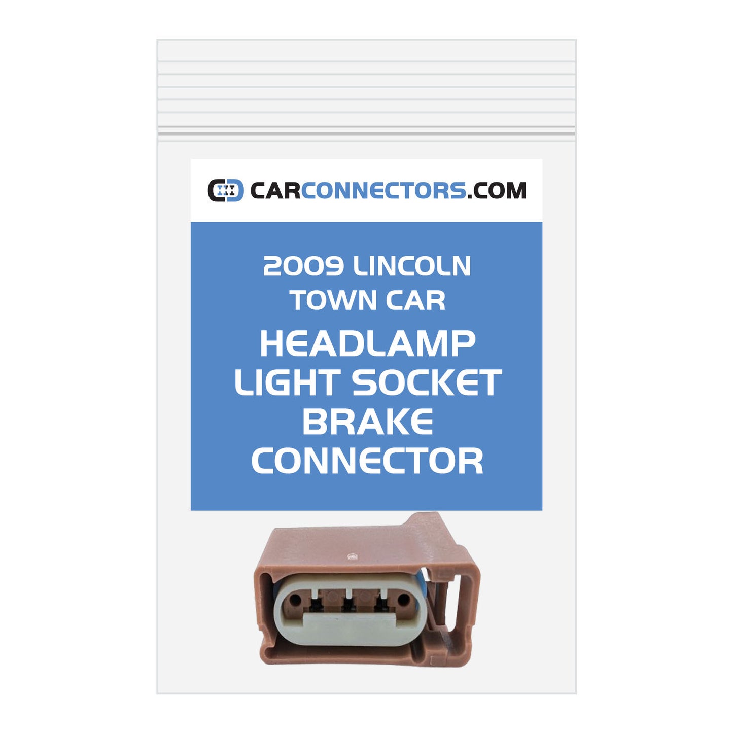 Headlamp Light Socket Brake Connector for 2009 Lincoln Town Car