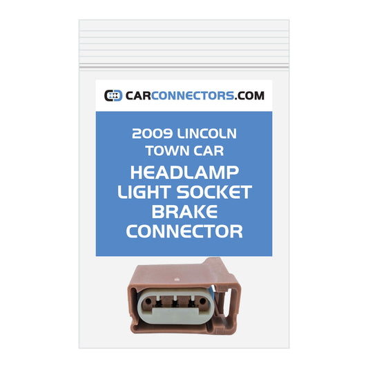Headlamp Light Socket Brake Connector for 2009 Lincoln Town Car