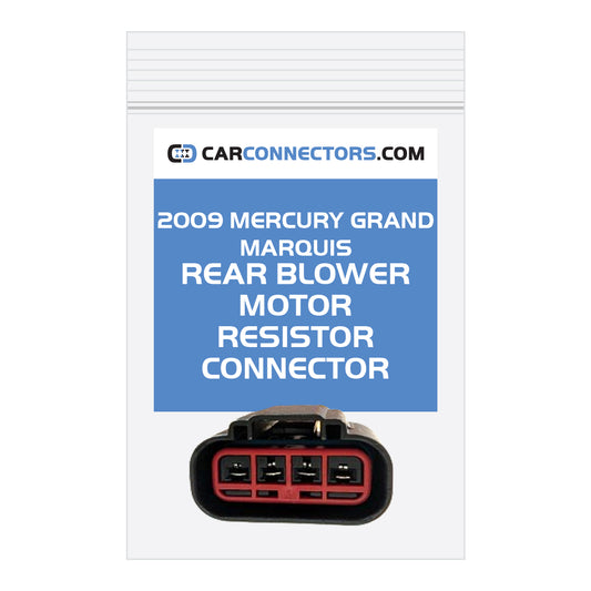 Rear Blower Motor Resistor Connector for 2009 Mercury Grand Marquis
