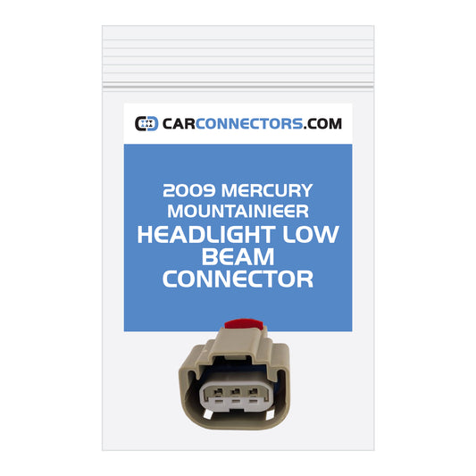 Headlight Low Beam Connector for 2009 Mercury Mountainieer