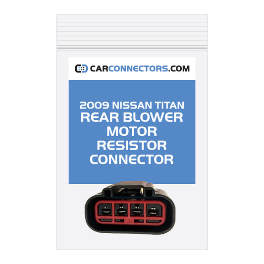 Rear Blower Motor Resistor Connector for 2009 Nissan Titan