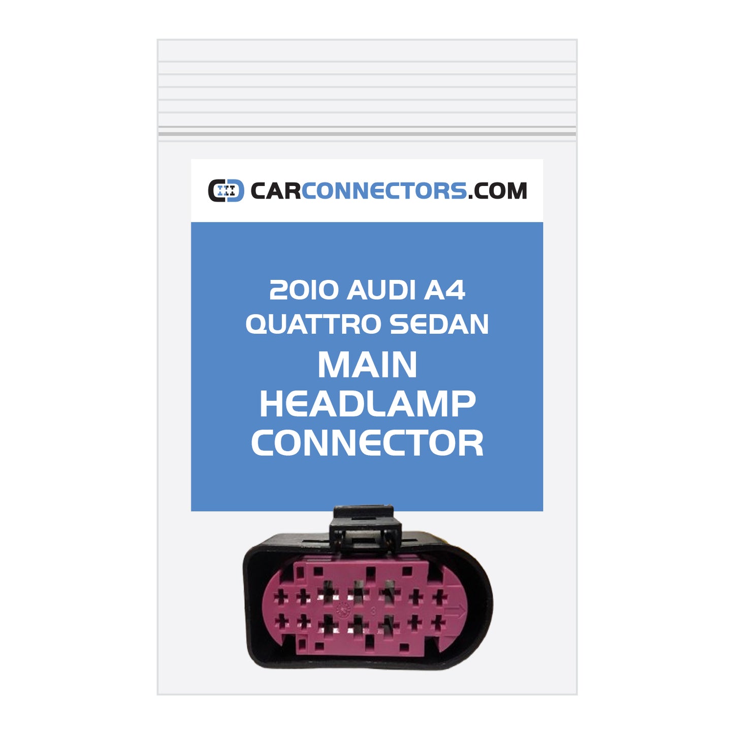 Main Headlamp Connector for 2010 Audi A4 Quattro Sedan