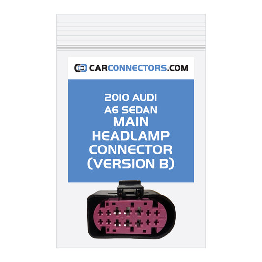 Main Headlamp (Version B) Connector for 2010 Audi A6 Sedan