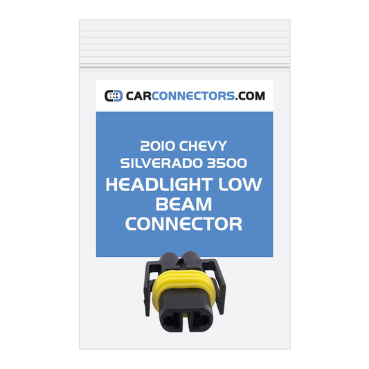 Headlight Low Beam Connector for 2010 Chevy Silverado 3500