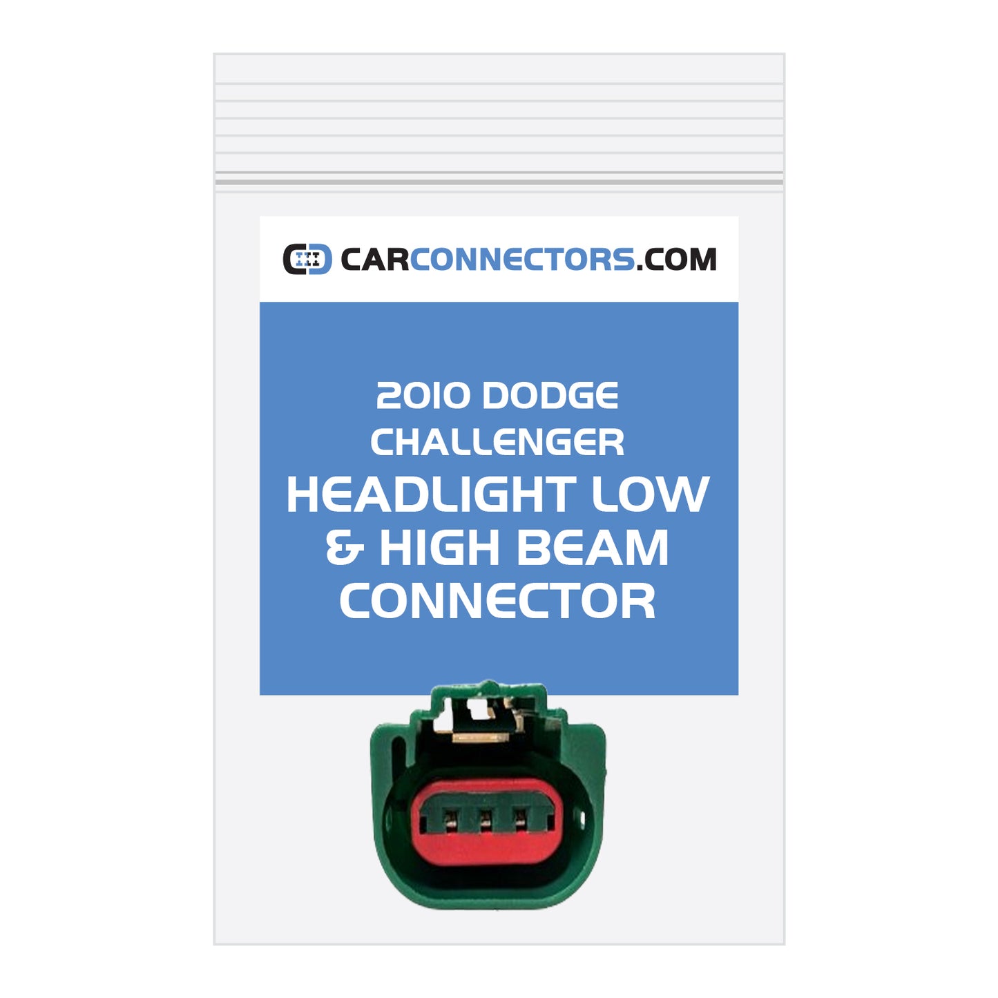 Headlight Low & High Beam Connector for 2010 Dodge Challenger