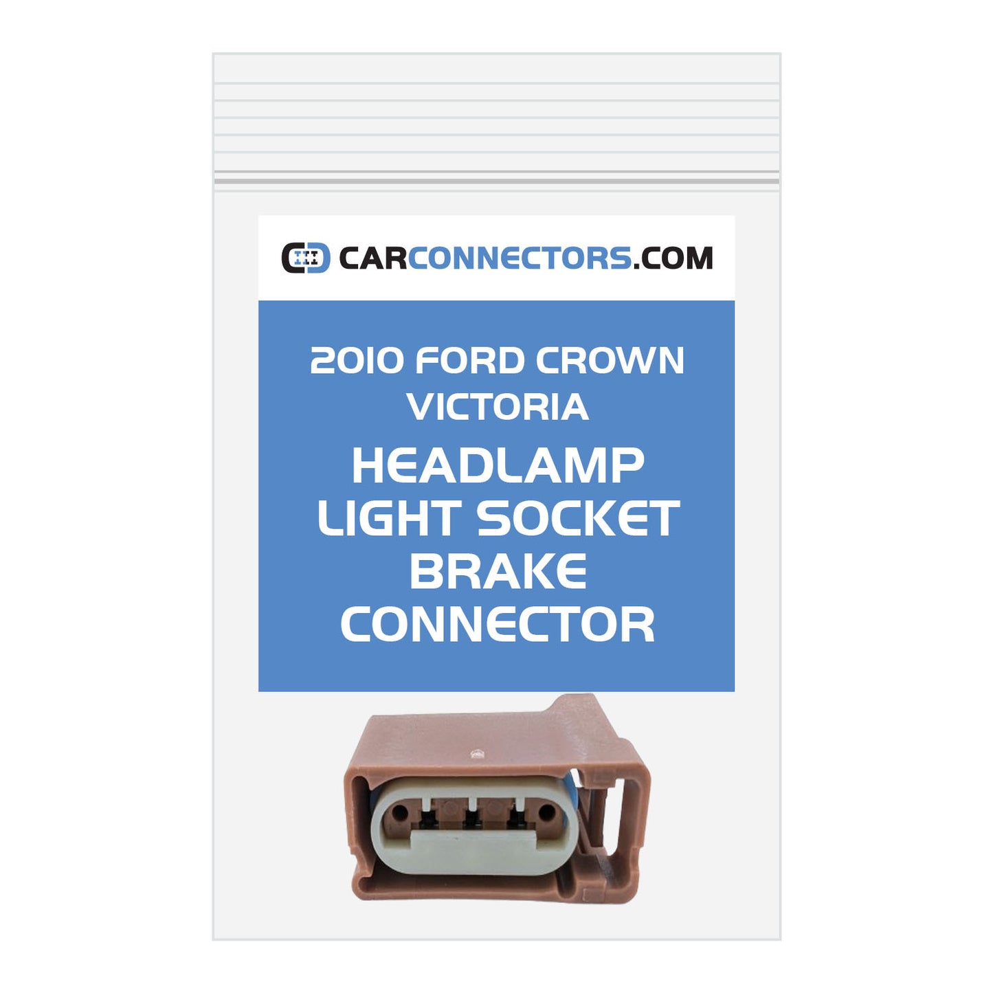Headlamp Light Socket Brake Connector for 2010 Ford Crown Victoria