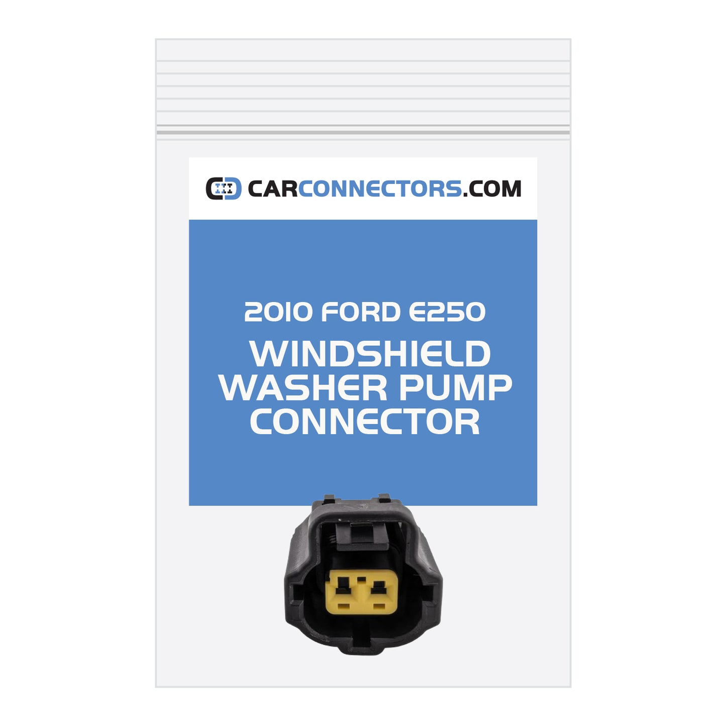 Windshield Washer Pump Connector for 2010 Ford E250