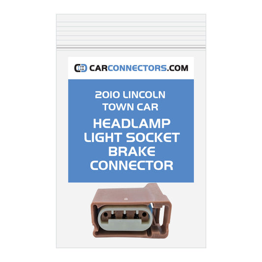 Headlamp Light Socket Brake Connector for 2010 Lincoln Town Car