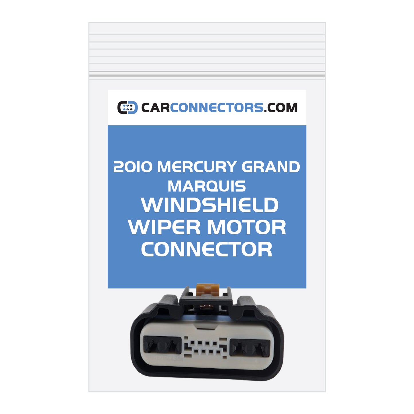 Windshield Wiper Motor Connector for 2010 Mercury Grand Marquis