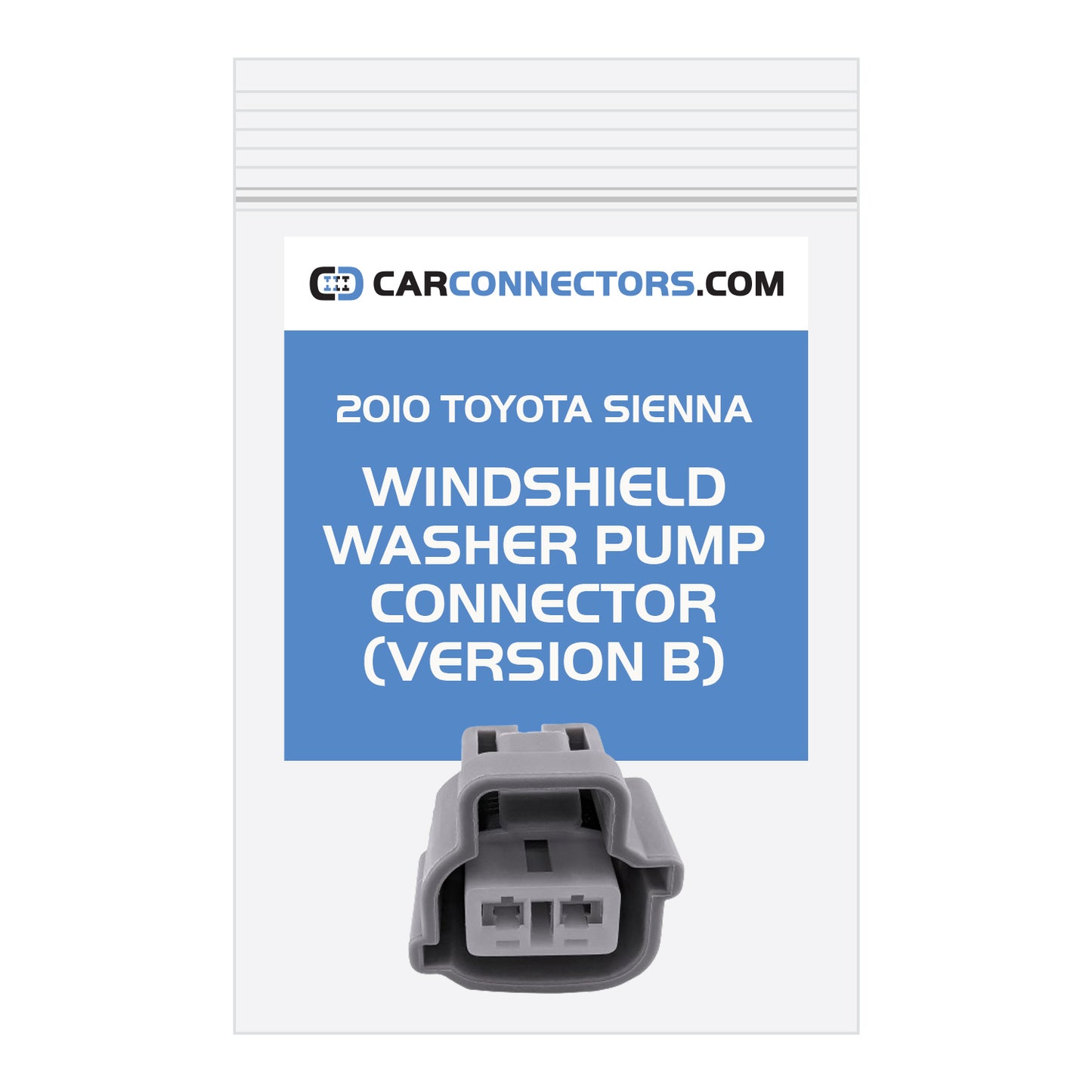 Windshield Washer Pump (Version B) Connector for 2010 Toyota Sienna