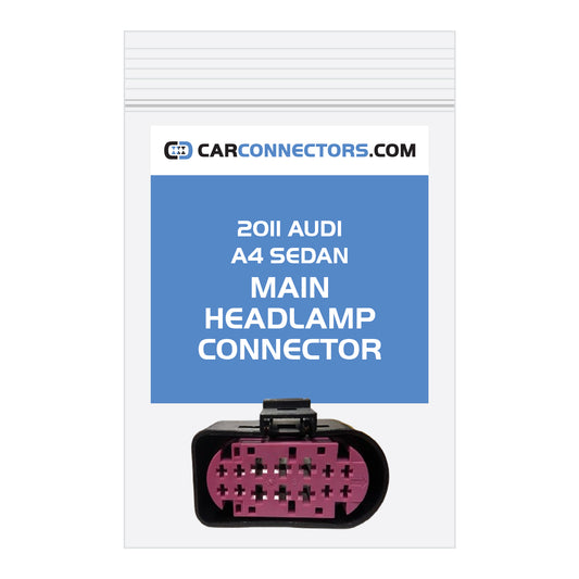 Main Headlamp Connector for 2011 Audi A4 Sedan