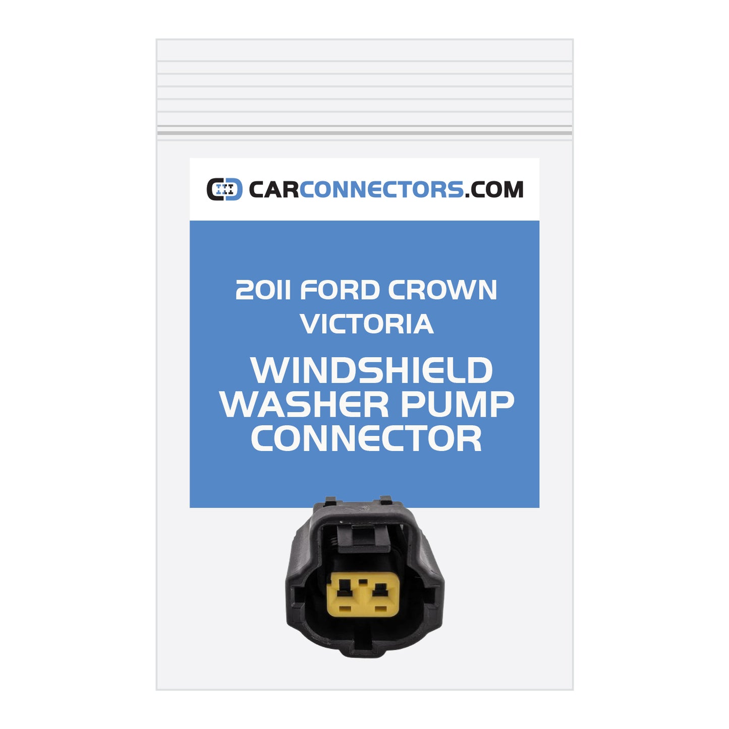 Windshield Washer Pump Connector for 2011 Ford Crown Victoria