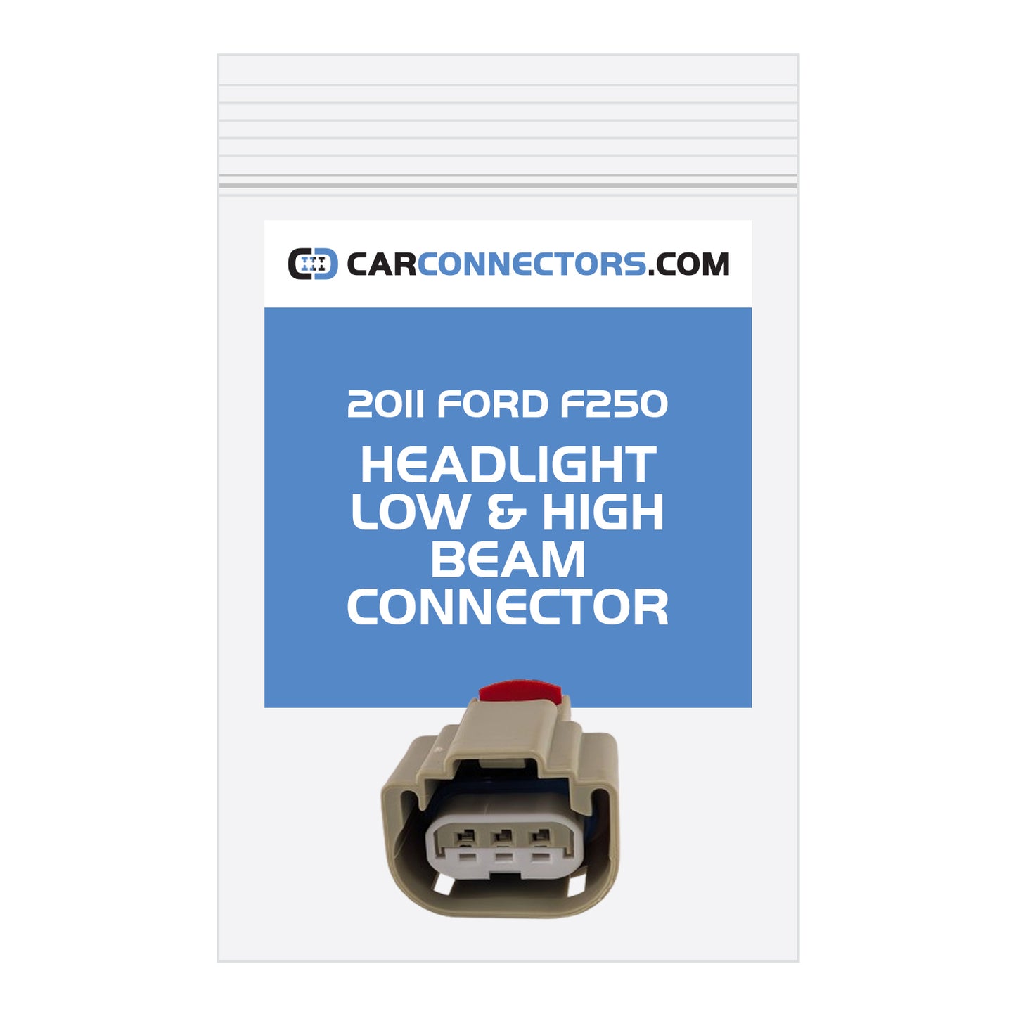 Headlight Low & High Beam Connector for 2011 Ford F250