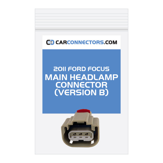 Main Headlamp (Version B) Connector for 2011 Ford Focus