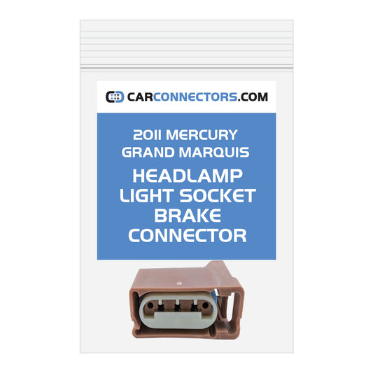 Headlamp Light Socket Brake Connector for 2011 Mercury Grand Marquis
