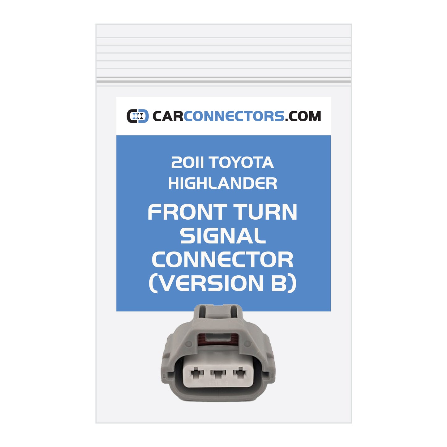 Front Turn Signal (Version B) Connector for 2011 Toyota Highlander