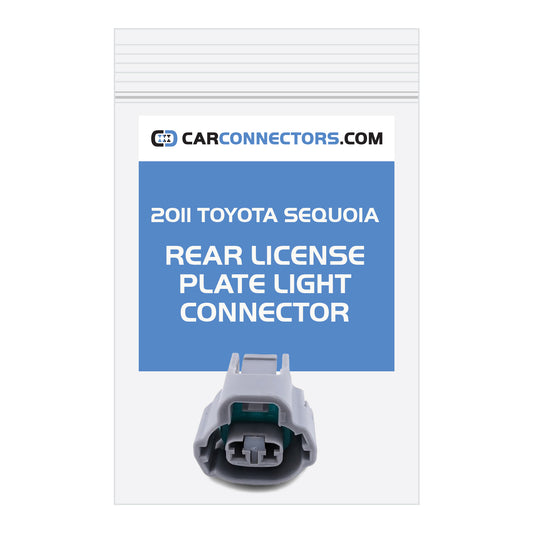 Rear License Plate Light Connector for 2011 Toyota Sequoia