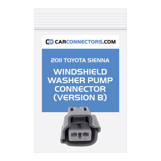 Windshield Washer Pump (Version B) Connector for 2011 Toyota Sienna