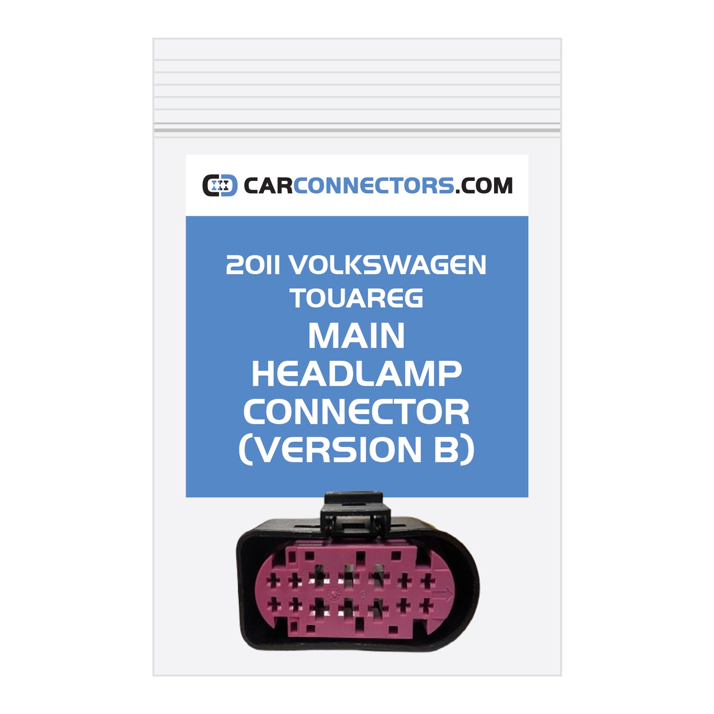 Main Headlamp (Version B) Connector for 2011 Volkswagen Touareg