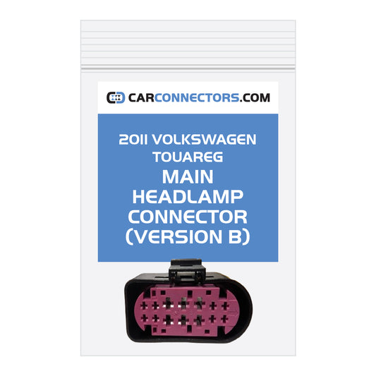 Main Headlamp (Version B) Connector for 2011 Volkswagen Touareg