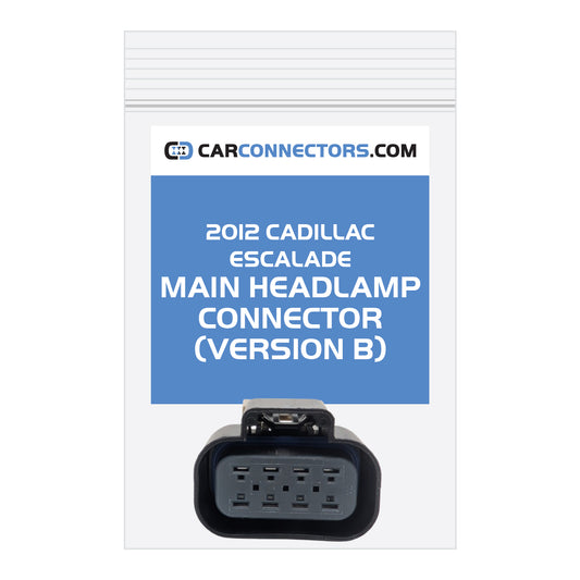 Main Headlamp (Version B) Connector for 2012 Cadillac Escalade