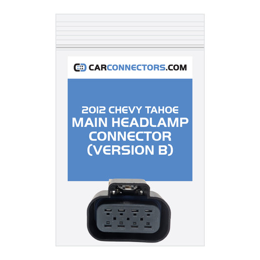 Main Headlamp (Version B) Connector for 2012 Chevy Tahoe