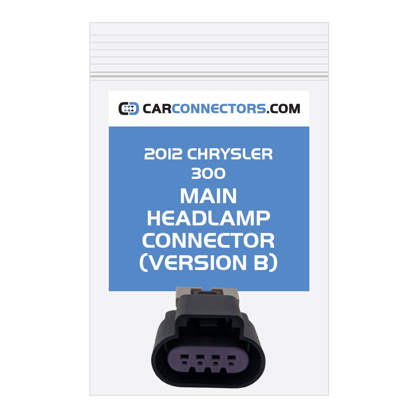 Main Headlamp (Version B) Connector for 2012 Chrysler 300